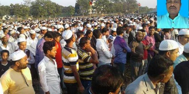 পাঁচ বার নির্বাচিত নুুরুল হক মনু জানাযায় মানুষের ঢল
